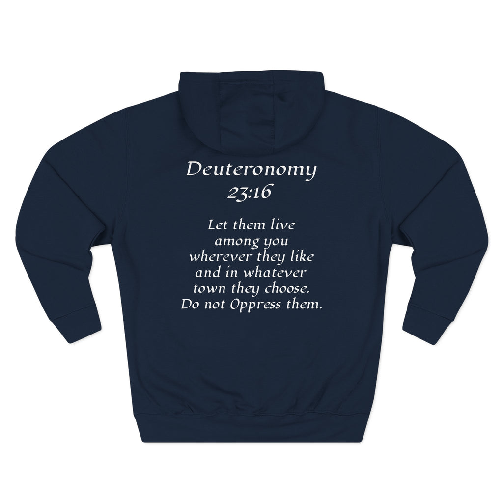Deuteronomy 23:16 Hoodie All Colors
