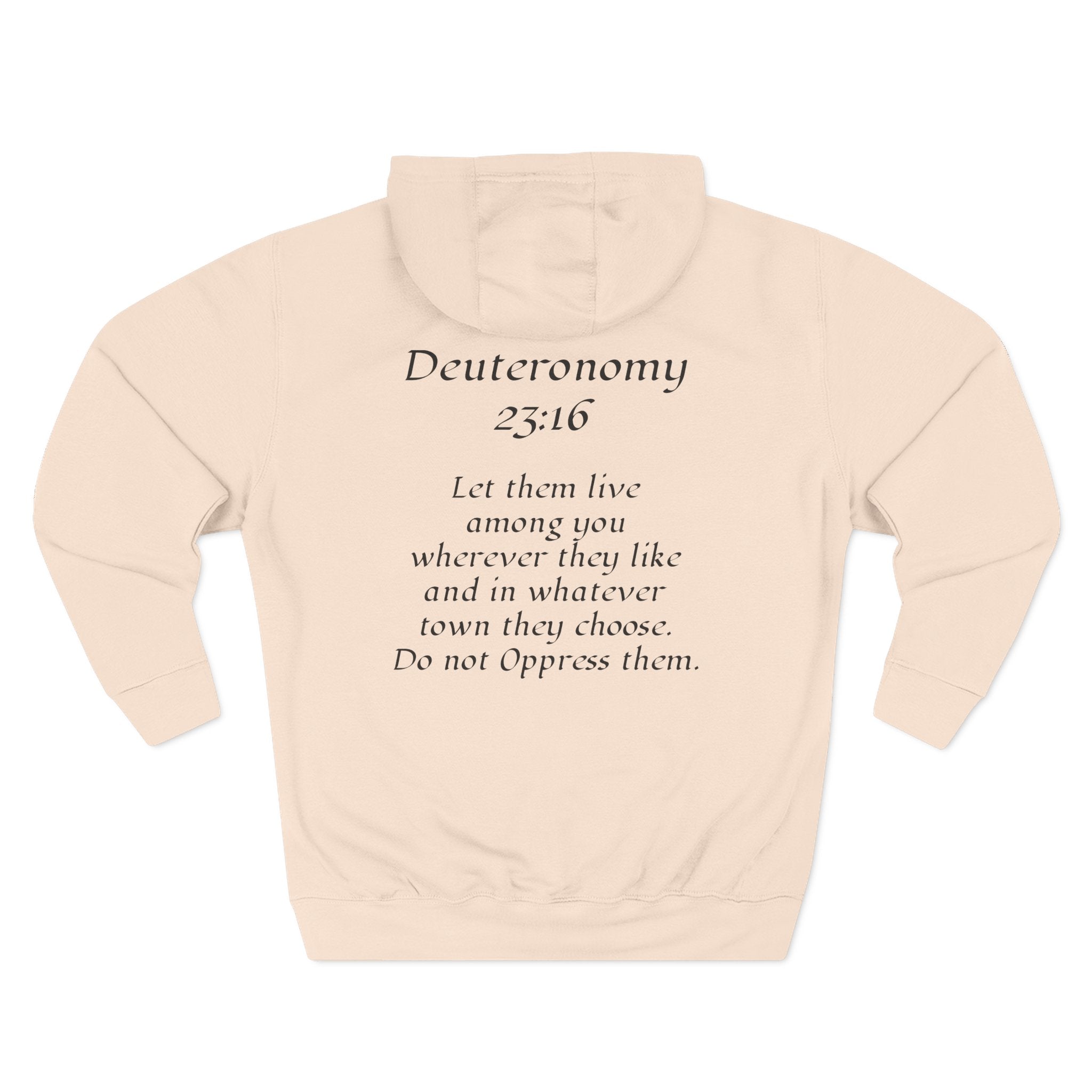 Deuteronomy 23:16 Hoodie All Colors