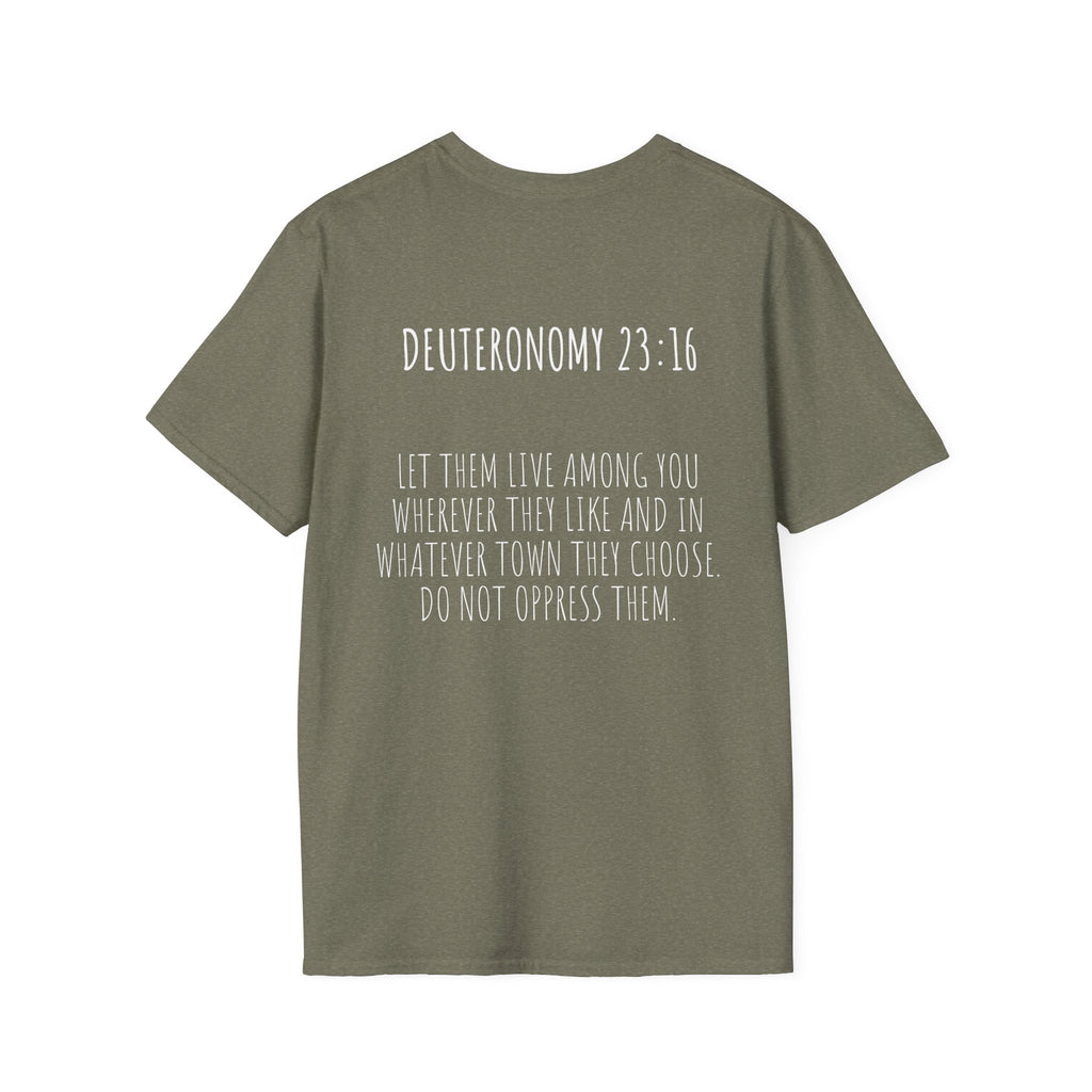 Deuteronomy 23:16 T-Shirt Bold