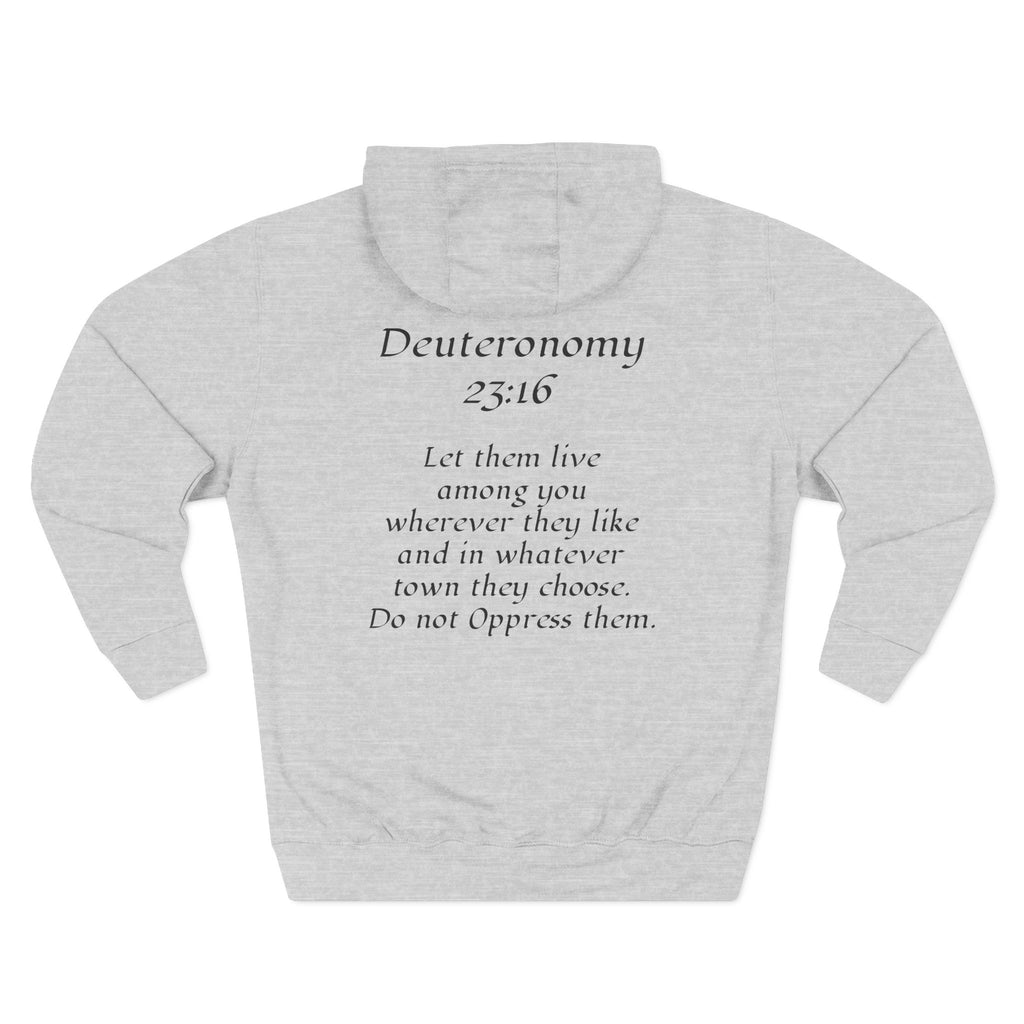 Deuteronomy 23:16 Hoodie All Colors