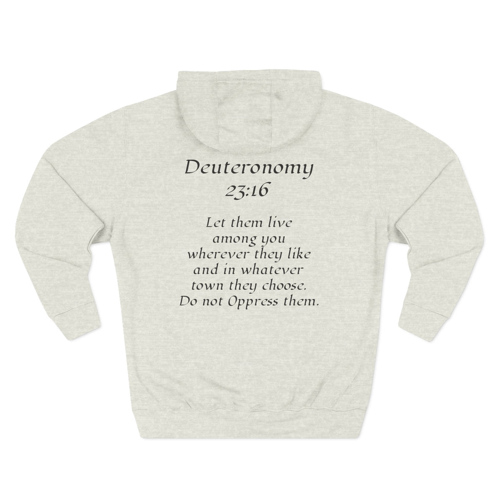 Deuteronomy 23:16 Hoodie All Colors